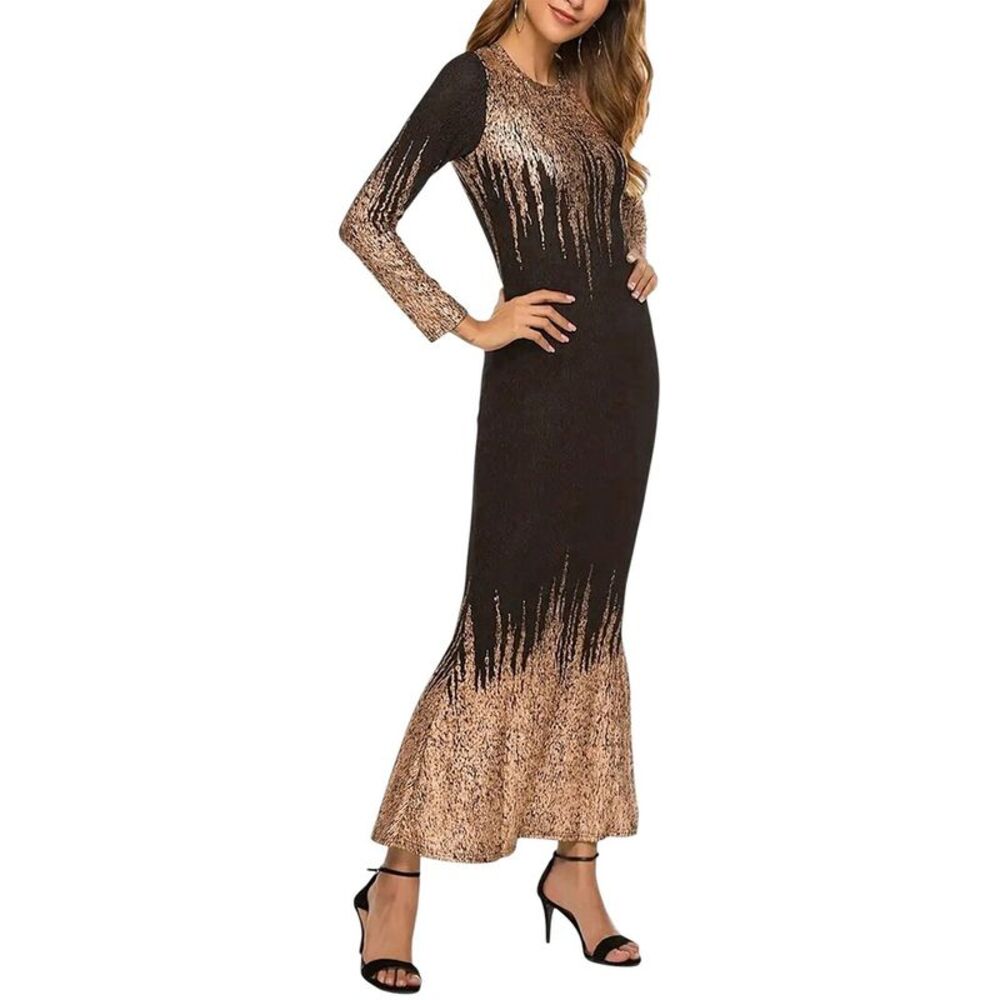 Kayla Paris Womens Amina Glam Maxi Dress